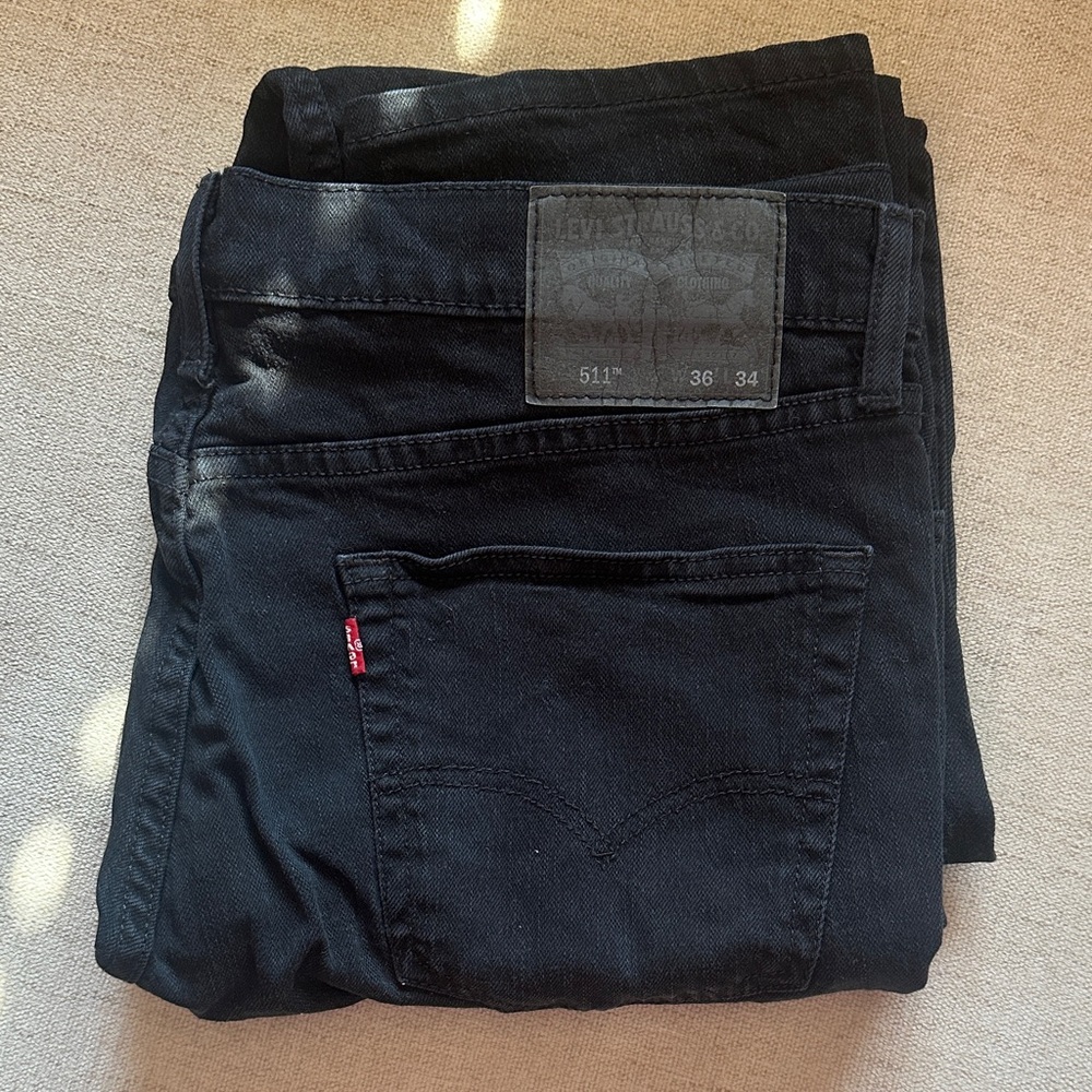 Levi's Men's Dark Blue Slim Jeans